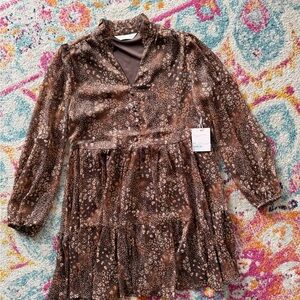 Stylish Brown Kids Dress
